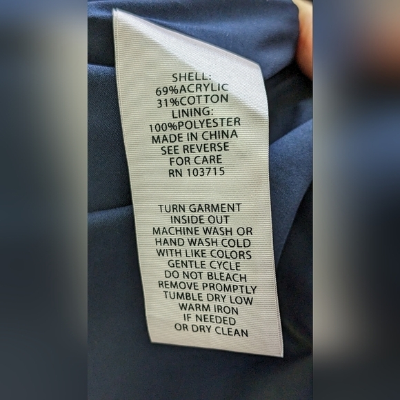 Nanette Lepore Navy Blue Fitted Nautical inspired Dress Size 4 GUC - Picture 4 of 4